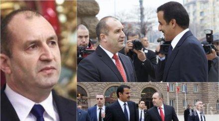 пик хората радев проговориха скандала рушветите президентството взел пари емира катар получил държавният глава документ