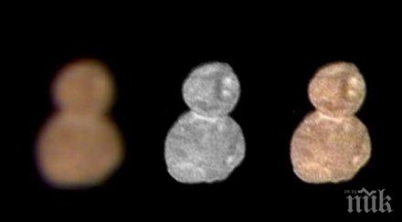 наса показа снежен човек млрд земята