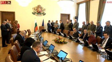 правителството проведе първото заседание годината