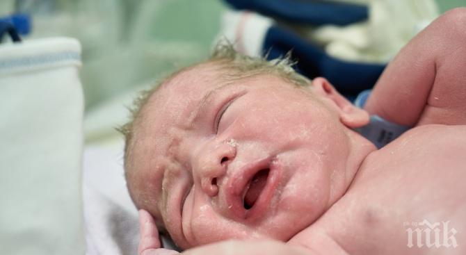 ТРЕВОЖНО: Срив с 8% на раждаемостта в България за година