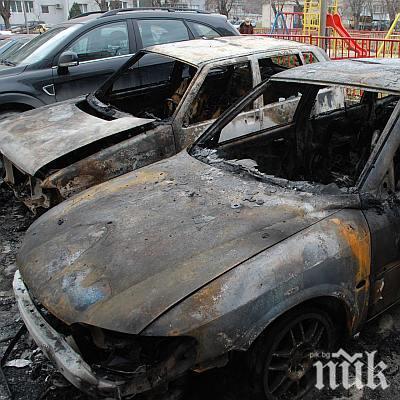 УМИШЛЕНО: Шест коли пламнаха в Перник