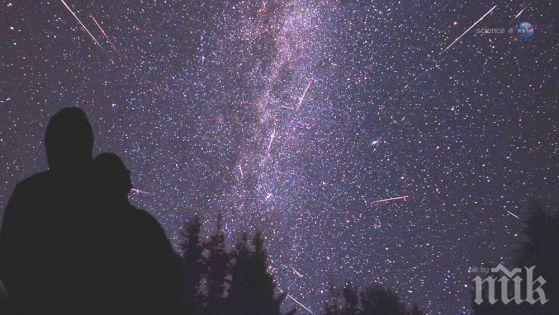 Звезден дъжд в небето тази нощ