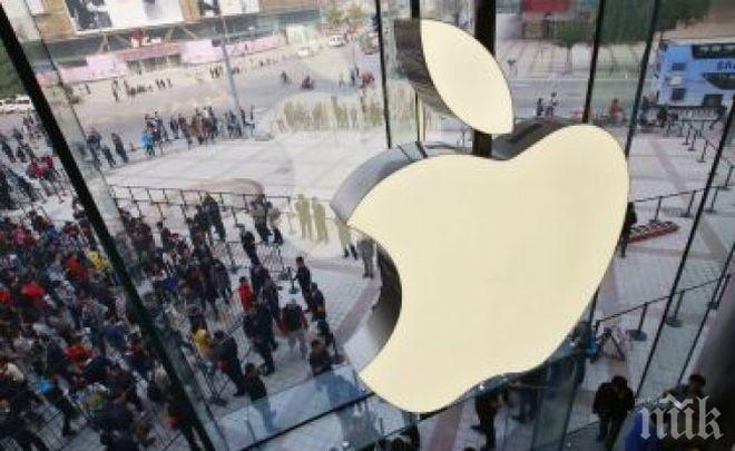 КОЛАПС: Акциите на Епъл се сринаха с 55 млрд. долара за часове