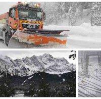 ЗИМАТА СЕ РАЗВИЛНЯ: Студена вълна заля Европа, снегът блокира пътища, Германия и Гърция дадоха жертви..