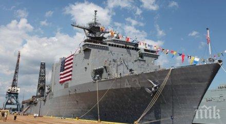 военноморските сили румъния разкриха причините пребиваването американския кораб черно море