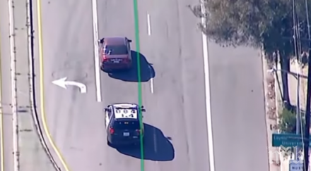 филм зрелищно полицейско преследване коли хеликоптер калифорния видео