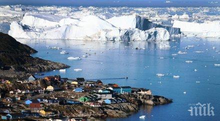 климат риск ледената покривка гренландия отделя метан