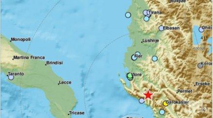 балканите разлюляха трус разтърси албания