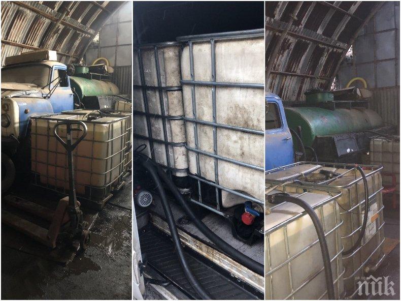 НАП разкри 10 000 литра нелегално корабно гориво