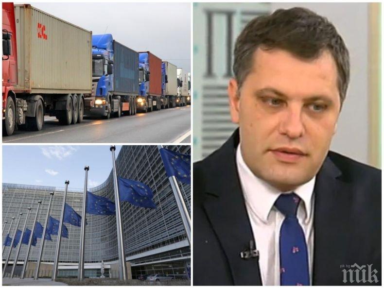 ГОРЕЩО - Александър Сиди с твърд коментар за протеста на превозвачите: Ще бъде блокиран Брюксел, защото еврочиновниците са нагли и лицемерни