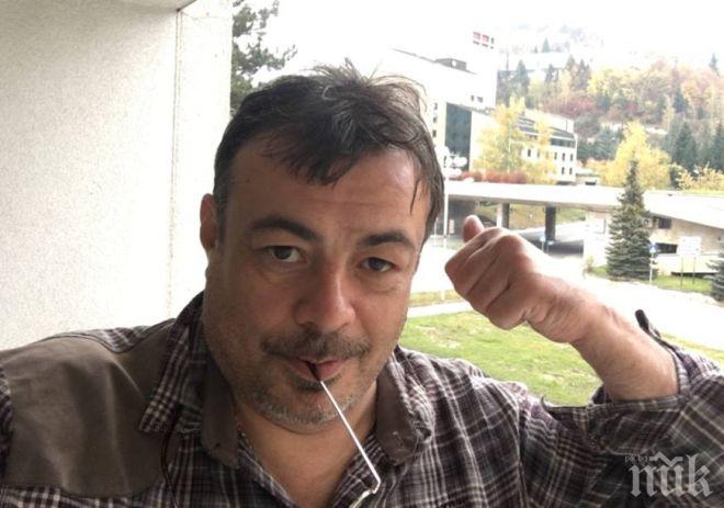 СЕМЕЙНИ ДРАМИ: Бащата на Ласкин живял близо 20 години с болен черен дроб - смъртта му съсипала актьора