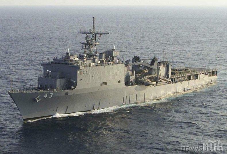 САЩ насочиха десантен кораб към Черно море
