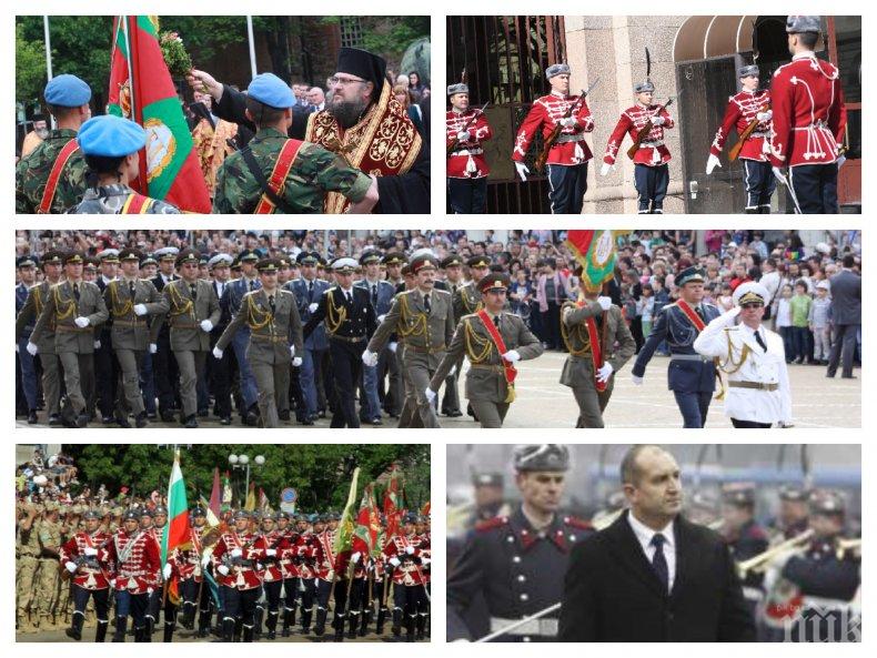 Радев ще участва в церемонията за освещаването на бойните знамена и ...