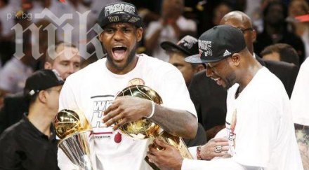 маями хийт триумфира титлата нба втори пореден път
