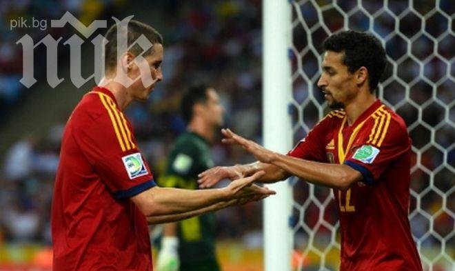 Испания не прости на Таити, мушна им 10 гола