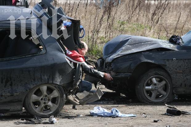Катастрофа затвори E-79, мъж издъхна, жена бере душа