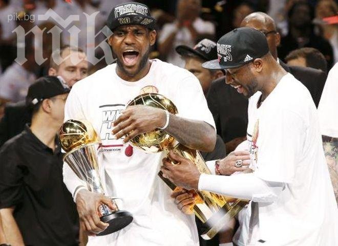 Маями Хийт триумфира с титлата в НБА за втори пореден път