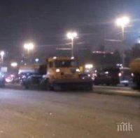 169 снегопочистващи машини са били на терен през изминалата нощ в столицата