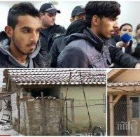 НАГЛОСТ: Циганите биячи от Войводиново вдигнали две незаконни къщи, въргаляли се на спалня 