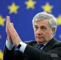 антонио таяни посочи голямата цел българия румъния