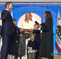 Новият губернатор на Калифорния разкритикува администрацията на Доналд Тръмп