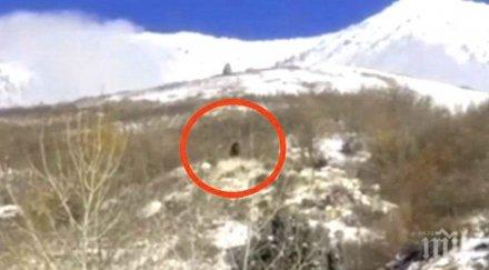 смразяващо видео пътешественици юта снимаха йети