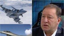 ГОРЕЩА ТЕМА: Червеният Ангел Найденов контра на Румен Радев - похвали избора за нов боен самолет