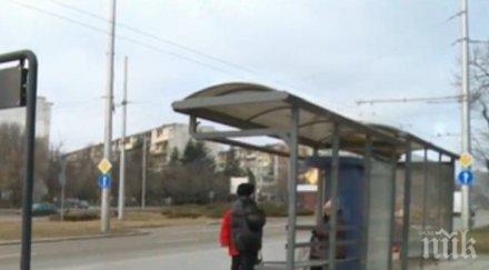 потрес вандали потрошиха спирките варна