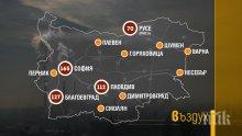 ОТРОВИТЕ, КОИТО ДИШАМЕ: Мръсен въздух в 12 града у нас