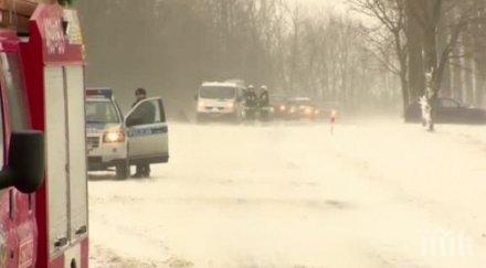 петима загинаха страшни бури калифорния