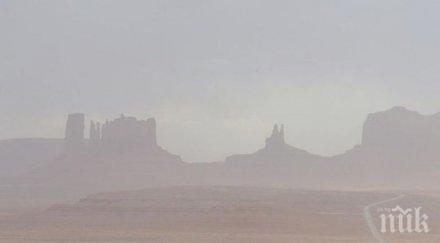 пясъчни бури градушка дъжд връхлетяха страни близкия изток