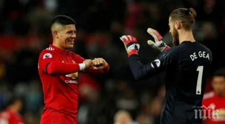 бранител насочва изхода олд трафорд