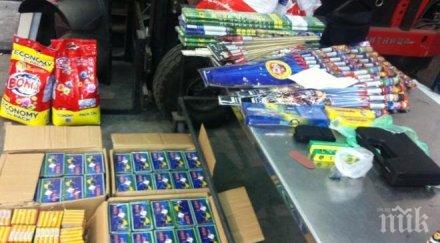 конфискуваха 200 кила опасни фойерверки частен дом сопот