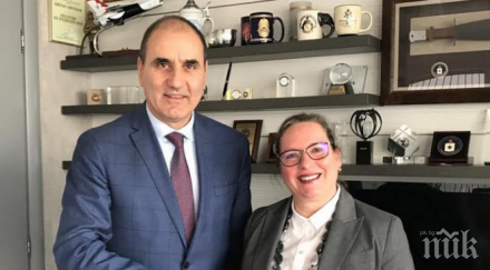 цветан цветанов срещна посланика израел нас