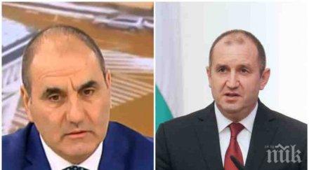 първо пик цветанов закова президента летецът румен радев иска политикът