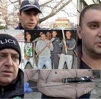 ЕКШЪН: Масово нападение на надрусани цигани над полицаи в Сливен - размахват саби и юмруци