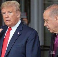 Ердоган отново жегна Тръмп: Турция е готова моментално да поеме сигурността в района на Манбидж
