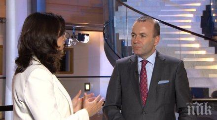 манфред вебер оглавя помоля спрем преговорите турция