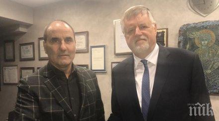 цветанов срещна посланика германия