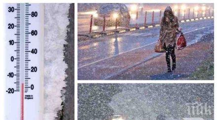 мрачна прогноза времето облаци дъжд сняг мъчат края седмицата