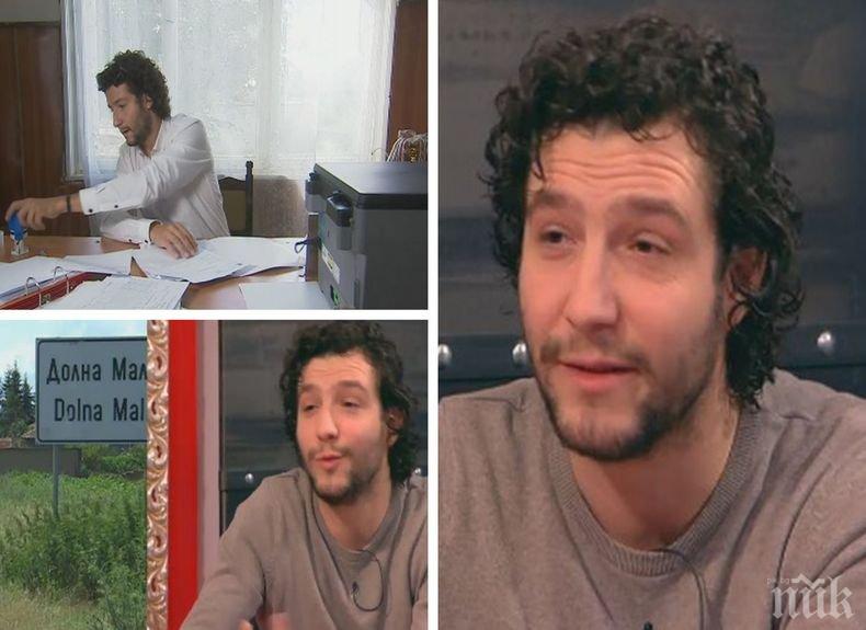 Кметът-актьор Йонко Димитров - път от центъра на София през Лондон до... Горна Малина