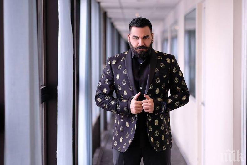 Номинираха Азис за сръбски награди - излиза на една сцена с Горан Брегович