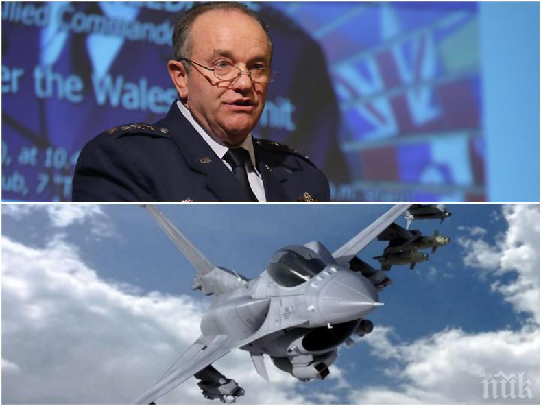 ГОРЕЩА ТЕМА: Бивш главнокомандващ на НАТО готов да ампутира крака си, само за да лети на българския Ф-16