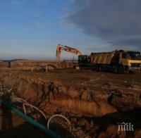 ОБРАТ: Спряха строежа на къмпинг 