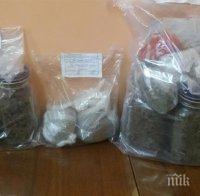 Дилър на наркотици и клиент арестувани в Панагюрище (СНИМКИ)