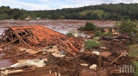 трагедията бразилия жертвите бедствието достигнаха близо 300 изчезнали