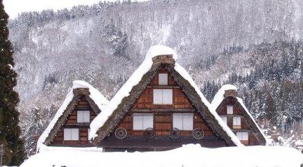 половин метър сняг засипа япония