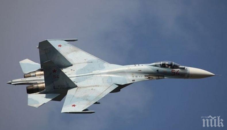Напрежение: Руски изтребител Су-27 е прихванал шведски разузнавателен самолет над Балтийско море