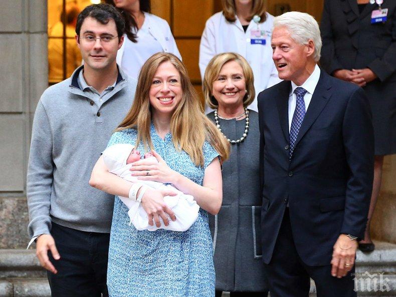 Бил Клинтън ще става дядо за трети път 