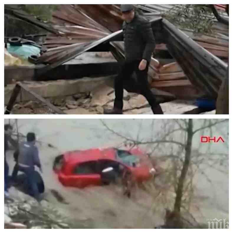 Лошото време в Анталия взе две жертви, торнадо нанесе сериозни щети